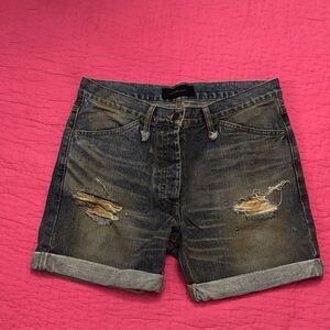 Alexander Wang Blue Denim Shorts, size 26